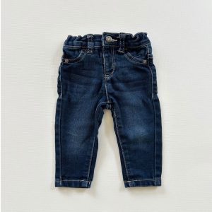 Jean bébé Kimbaloo bleu foncé classique, taille 6 mois, d'occasion