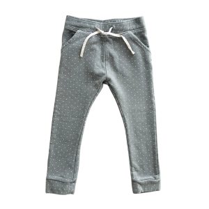 Legging gris à pois blancs Obaïbi – 3 ans, d'occasion