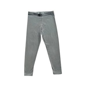 Legging gris clair pour enfant, taille 4 ans, modèle simple et extensible, d'occasion