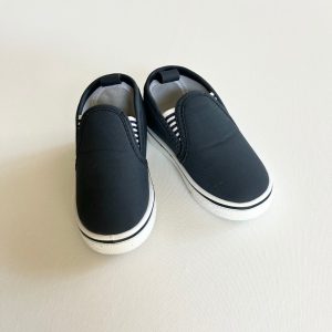 Chaussures bébé garçon bleu marine In Extenso, pointure 19, modèle slip-on, d'occasion