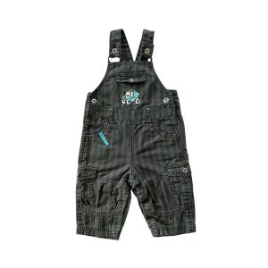 Salopette bébé marron avec motif camion, modèle garçon, taille 6 mois, d'occasion