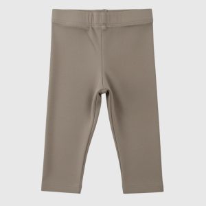 Legging bébé taupe Orchestra, coupe ajustée avec taille élastique, sans motif visible. 3 mois, d'occasion
