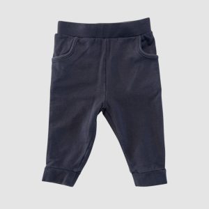 Pantalon bébé bleu marine type jogging avec poches et taille confortable. Orchestra, 6 mois d'occasion