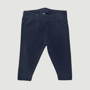 Legging bébé VERTBAUDET bleu marine 3 mois, pantalon souple à taille élastiquée, d'occasion
