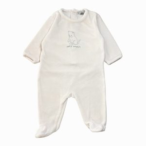 Dors-bien bébé rose très pâle motif chat “Petit amour” DPAM, 3 mois d'occasion