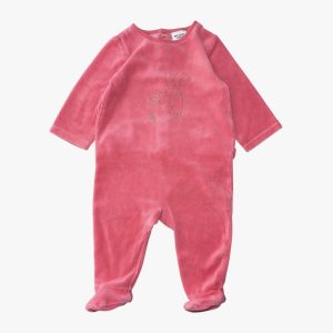 Dors-bien bébé fuchsia motif lapin doré pailleté Tape à l’Œil, taille 6 mois, d'occasion