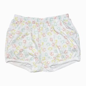 Short bébé fille blanc cassé motifs parasols multicolores Kimbaloo, 18 mois, d'occasion