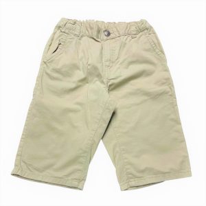 Bermuda enfant crème beige élastiqué à la taille. Seconde main.