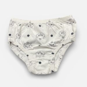 Culotte décorative bébé blanche motif Marie des Aristochats. Seconde main.