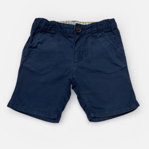 Bermuda bébé bleu marine avec taille élastiquée. Seconde main.