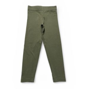 Legging enfant maille vert kaki. Seconde main.