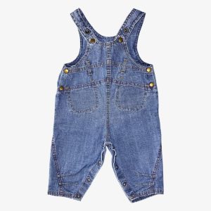Salopette bébé en jean ajustable avec poches, Aubisou 6 mois d'occasion
