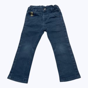 Pantalon bébé bleu lapis lazulis coupe jean. Seconde main.