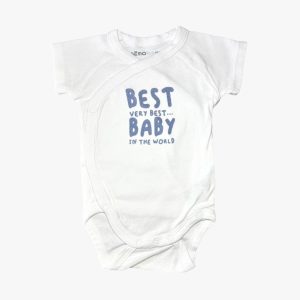 Body bébé blanc avec inscription Best Baby in the World. Gémo, 3 mois d'occasion