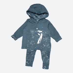 Ensemble naissance garçon gris marque noppies