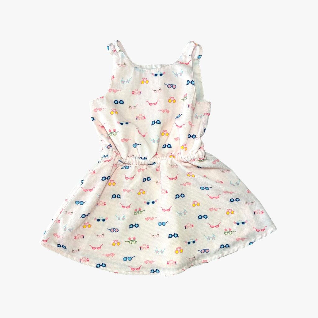 Robe bébé rose avec imprimé lunettes colorées, Orchestra, 3 ans d'occasion