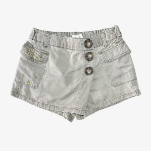 Jupe-short enfant vert avec boutons devant et broderies étoiles Wild. Orchestra, 6 ans d'occasion