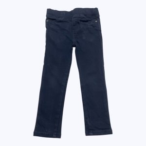 Pantalon enfant bleu marine poche décoratives, taille ajustable. Seconde main.