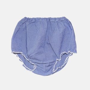 Bloomer carreaux vichy bleu et blanc, 12 mois Petit Bateau d'occasion