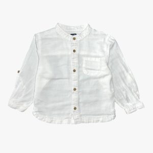 Chemise blanche légère, 12 mois Kiabi, d'occasion