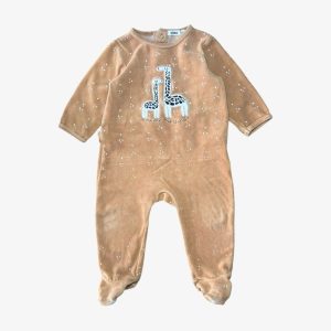 Dors-bien marron motif girafe 12 mois Gémo, d'occasion