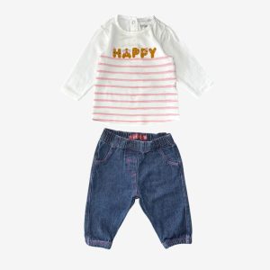 Ensemble T-shirt et pantalon 3 mois Orchestra/Tissaia, d'occasion