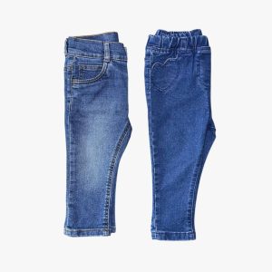 Lot jeans bleu, DPAM et C&A, 18 mois d'occasion