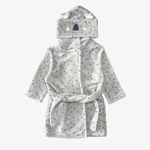 Peignoir gris motif Koala tout doux, 12/18 mois Kiabi d'occasion