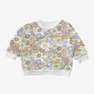 Sweat bébé fleuri multicolore, Zeeman, 12 mois, d'occasion