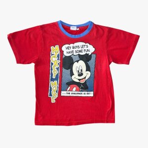 T-shirt rouge Mickey Mouse, 8 ans Disney d'occasion