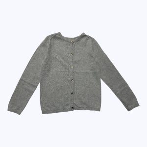 Gilet enfant manches longues gris. Seconde main.