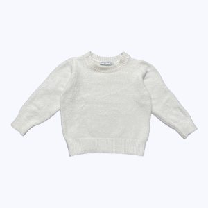 Pull enfant manches longues crème. Seconde main.