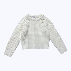 Pull enfant manches longues crème. Seconde main.