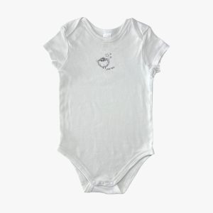 Body blanc avec un petit mouton 23 mois C&A, d'occasion