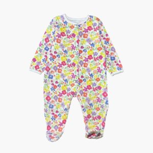 Dors-bien blanc fleuri multicolore 9/12 mois, d'occasion