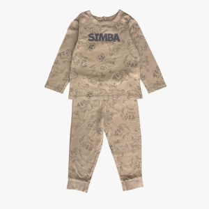 Pyjama deux pièces marron clair Simba 2 ans Disney, d'occasion