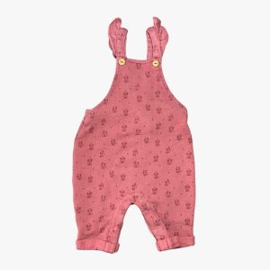 Salopette marron Mickey Mouse, doublée polaire 3 mois Disney, d'occasion