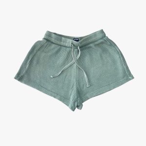 Short vert gaufré taille élastique 2 ans Kiabi, d'occasion