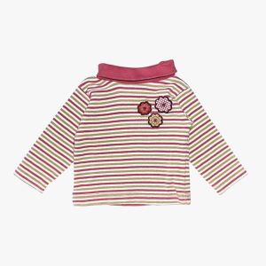 T-shirt rayé à col roulé 3 mois Du Pareil Au Même, d'occasion